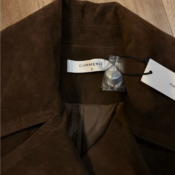 SOLD Commense Brown Suede Women's Jacket - Picture 3 of 3